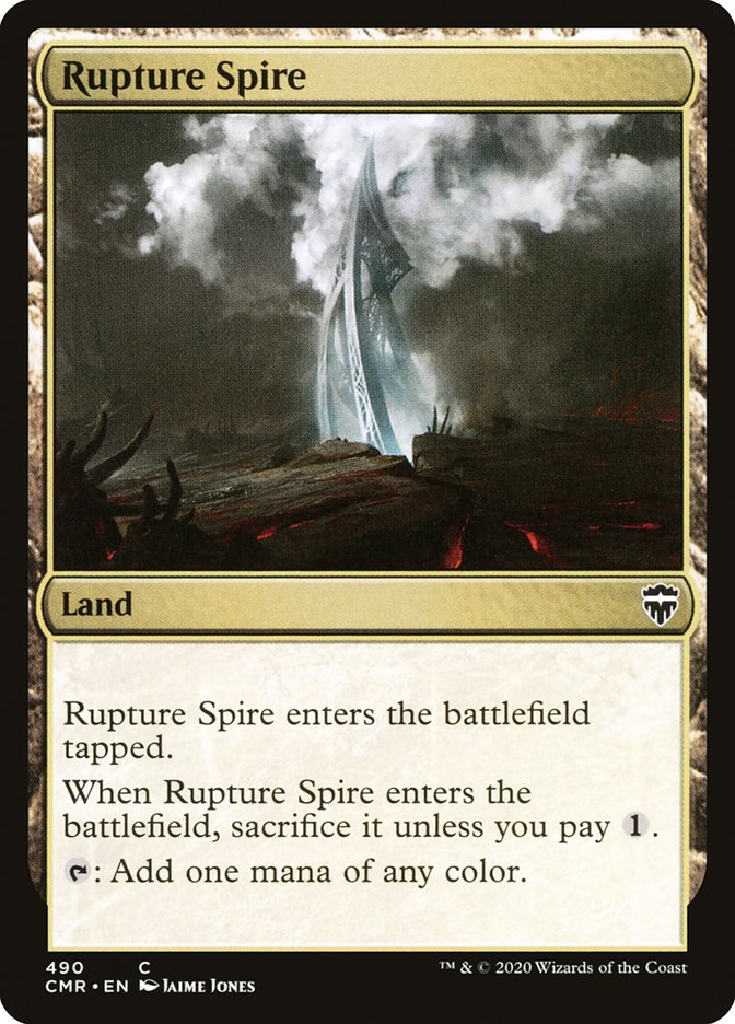 Rupture Spire (490) [Commander Legends] | Good Games Modbury