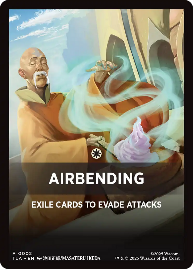 Airbending Theme Card [Avatar: The Last Airbender Tokens] | Good Games Modbury