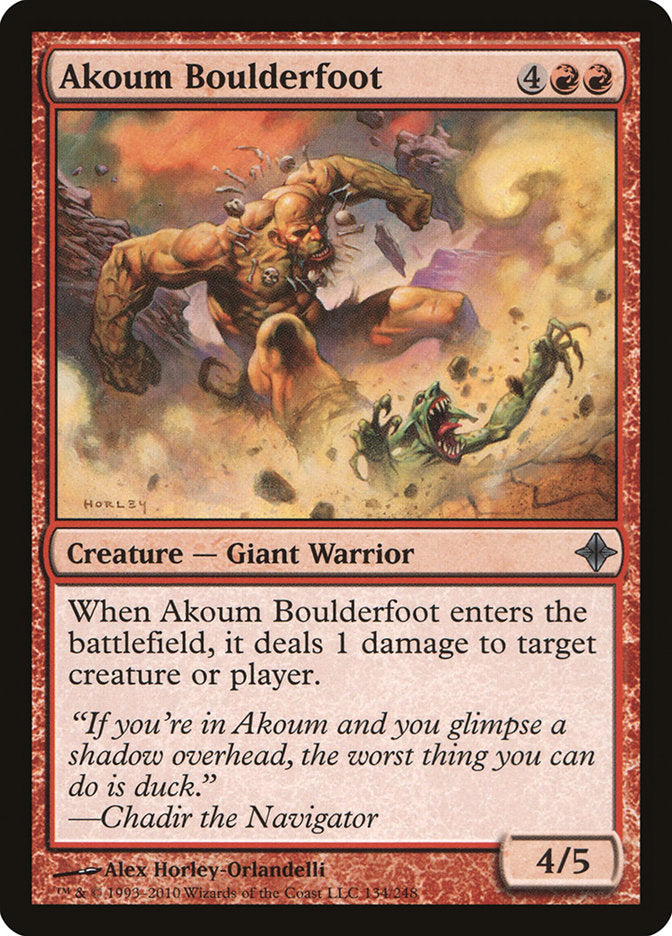 Akoum Boulderfoot 134/248 (Rise of the Eldrazi)  - Foil | Good Games Modbury