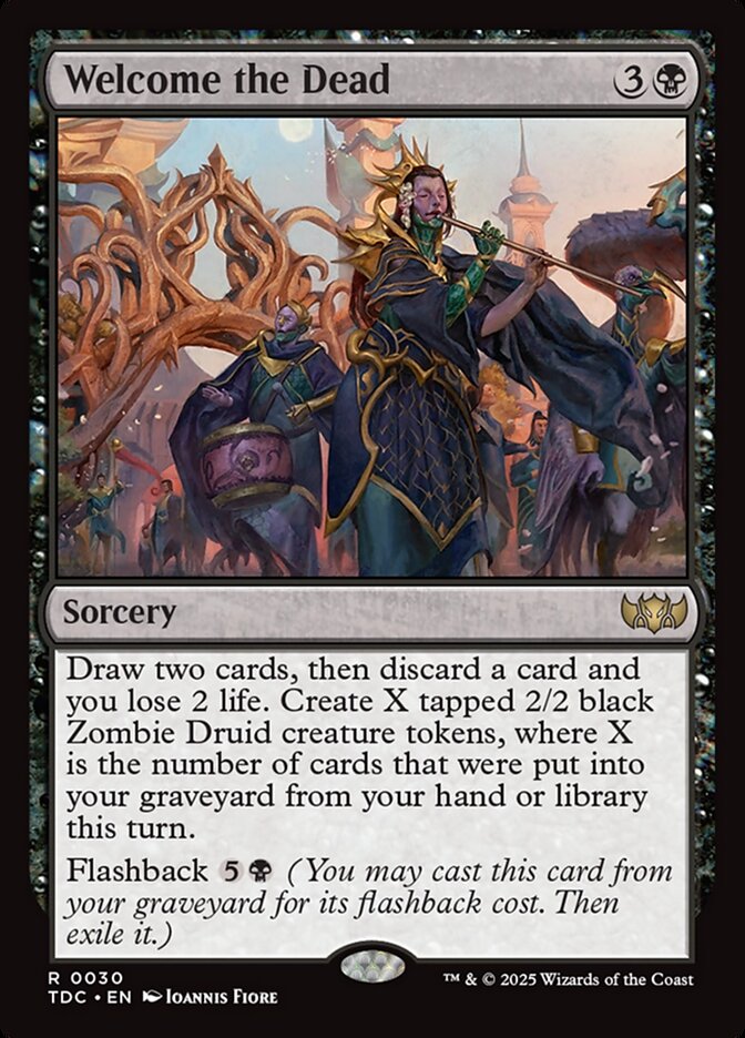 Welcome the Dead 30/413 (Commander: Tarkir: Dragonstorm)  | Good Games Modbury