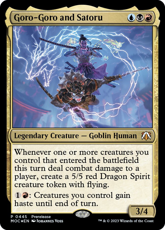 Goro-Goro and Satoru 445 (Prerelease Cards)  | Good Games Modbury