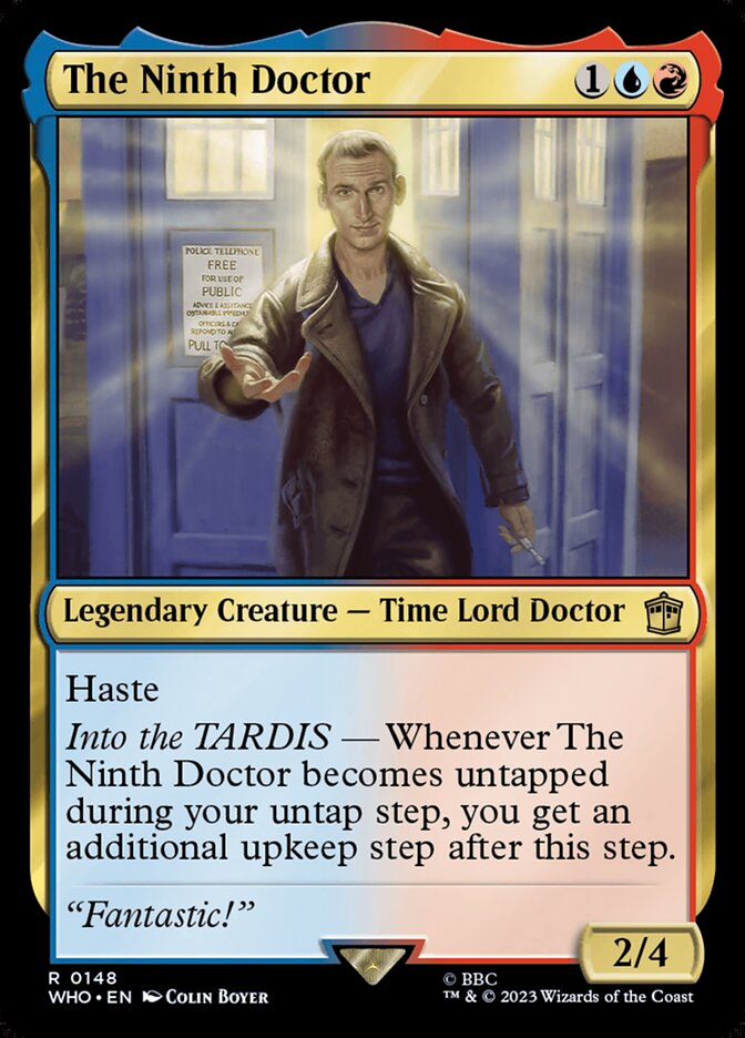 The Ninth Doctor 148/331 (Universes Beyond: Doctor Who)  - Foil | Good Games Modbury