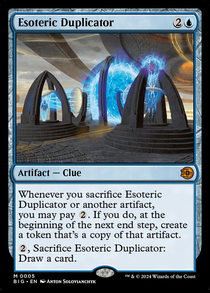 Esoteric Duplicator 5/30 (Outlaws of Thunder Junction: The Big Score)  - Foil | Good Games Modbury