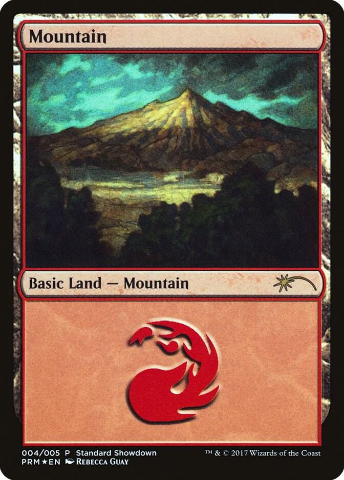 Mountain 4/5 (Standard Showdown Promos)  - Foil | Good Games Modbury
