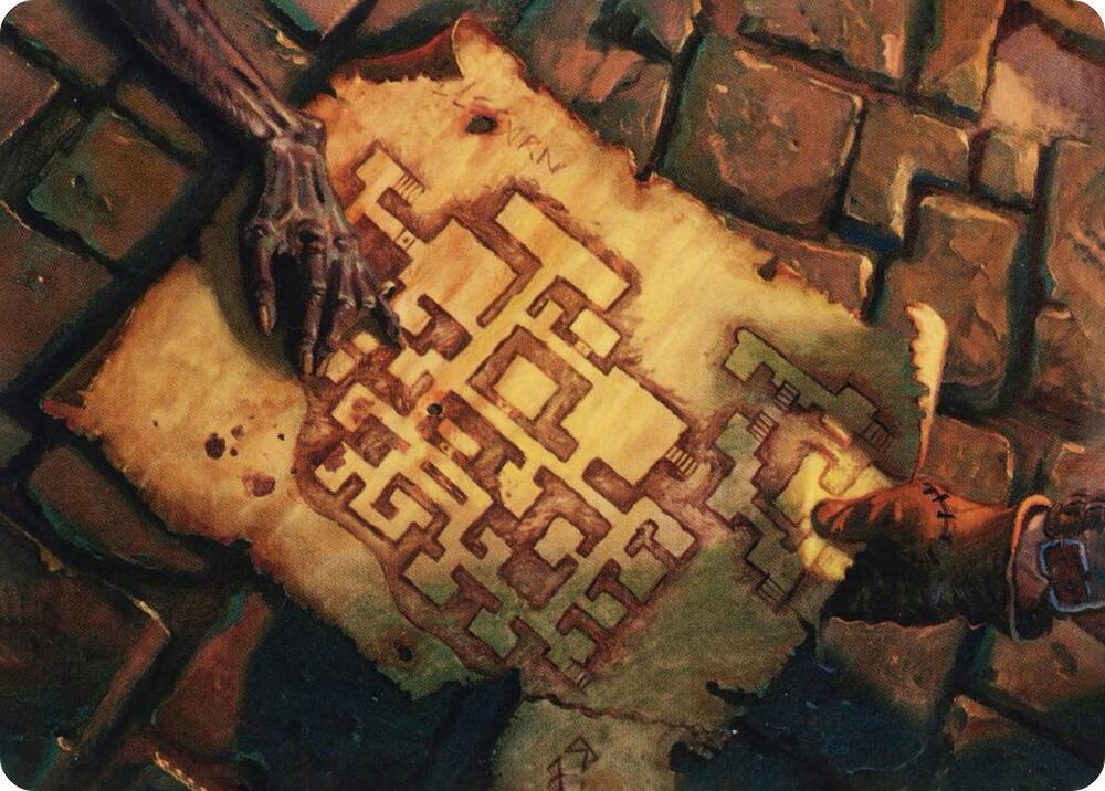 Dungeon Map Art Card 57 (Art Series: Adventures in the Forgotten Realms)  | Good Games Modbury