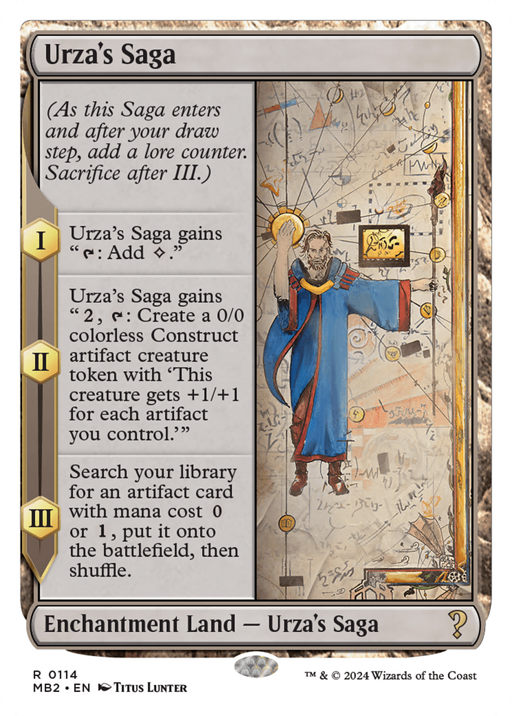 Urza's Saga (White Border) [Mystery Booster 2] | Good Games Modbury