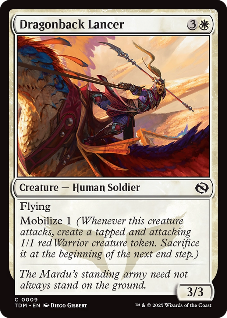 Dragonback Lancer [Tarkir: Dragonstorm] | Good Games Modbury