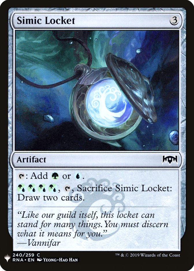 Simic Locket [Mystery Booster] | Good Games Modbury