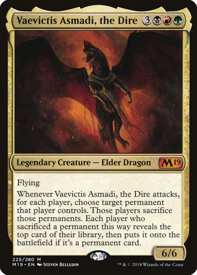 Vaevictis Asmadi, the Dire [Core Set 2019] | Good Games Modbury