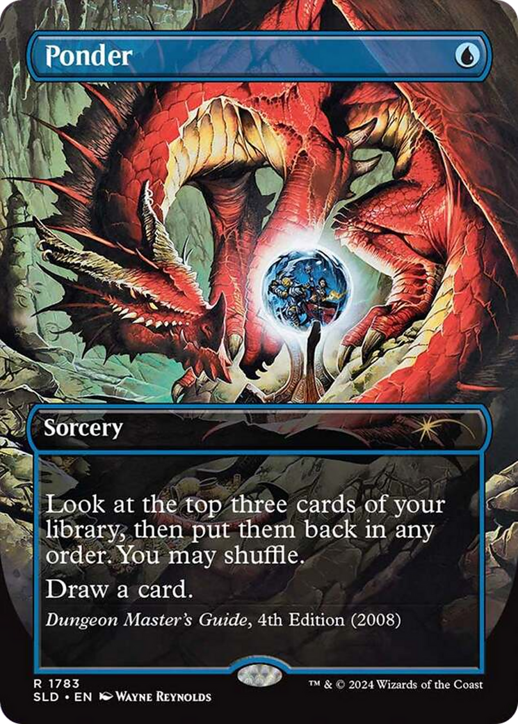 Ponder (1783) (Rainbow Foil) [Secret Lair Drop Series] | Good Games Modbury
