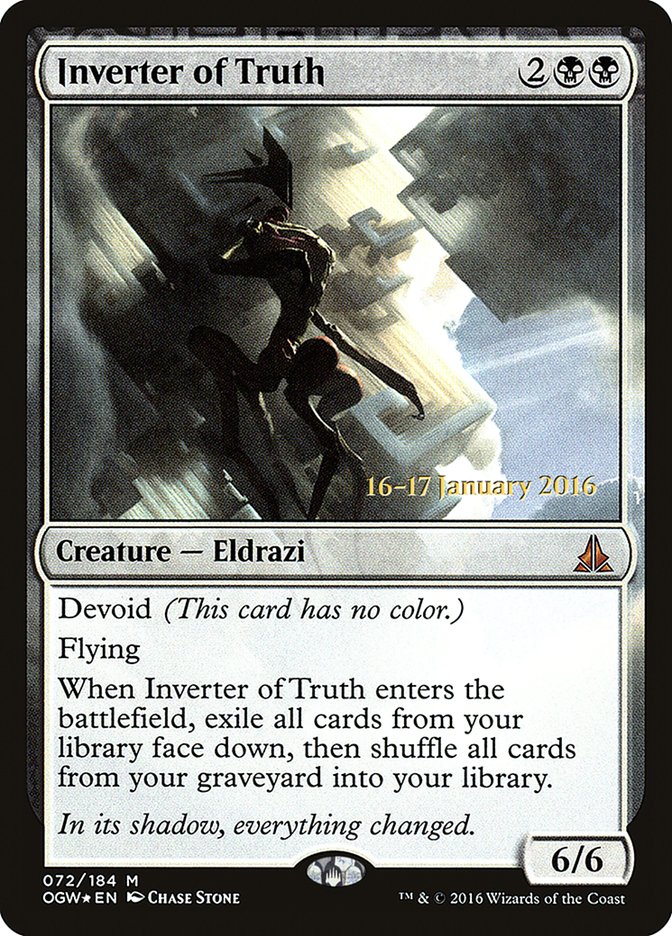 Inverter of Truth [Oath of the Gatewatch Prerelease Promos] | Good Games Modbury