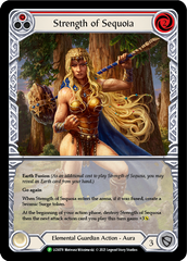 Strength of Sequoia (Red) [LGS078] (Promo)  Rainbow Foil | Good Games Modbury