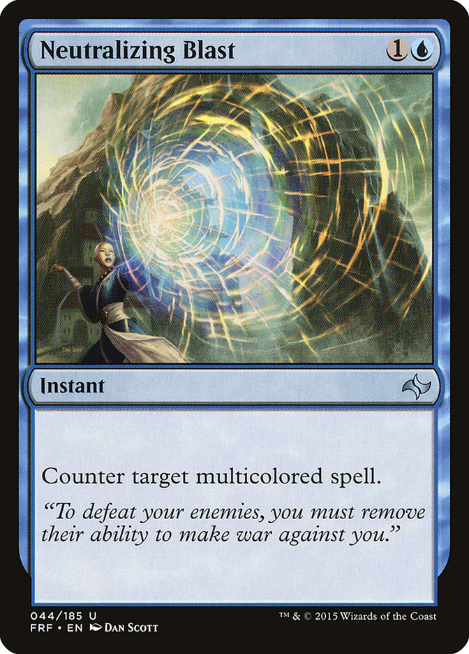 Neutralizing Blast 44/185 (Fate Reforged)  - Foil | Good Games Modbury