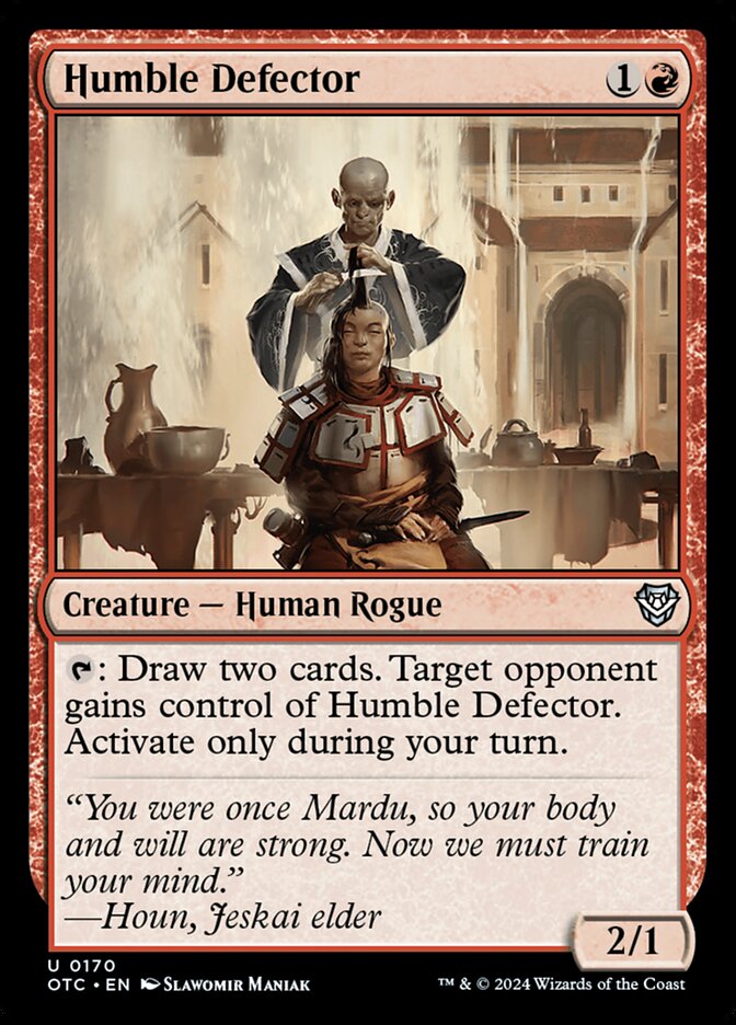 Humble Defector 170/342 (Commander: Outlaws of Thunder Junction)  | Good Games Modbury
