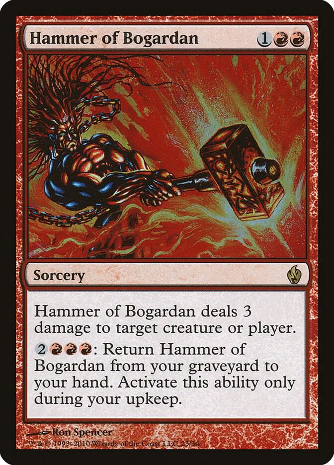 Hammer of Bogardan 23/34 (Premium Deck Series: Fire and Lightning)  - Foil | Good Games Modbury