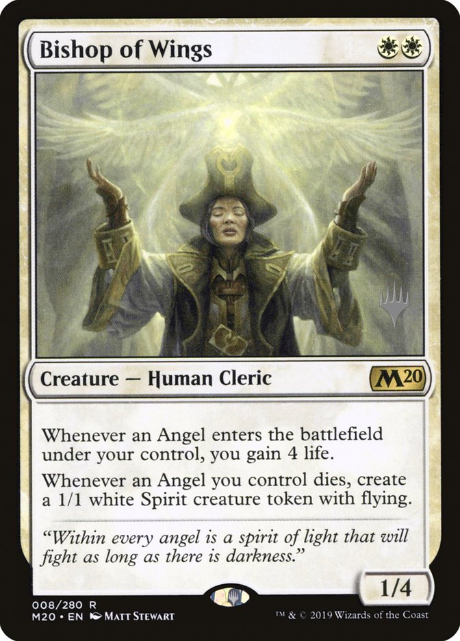 Bishop of Wings (Promo Pack) [Core Set 2020 Promos] | Good Games Modbury