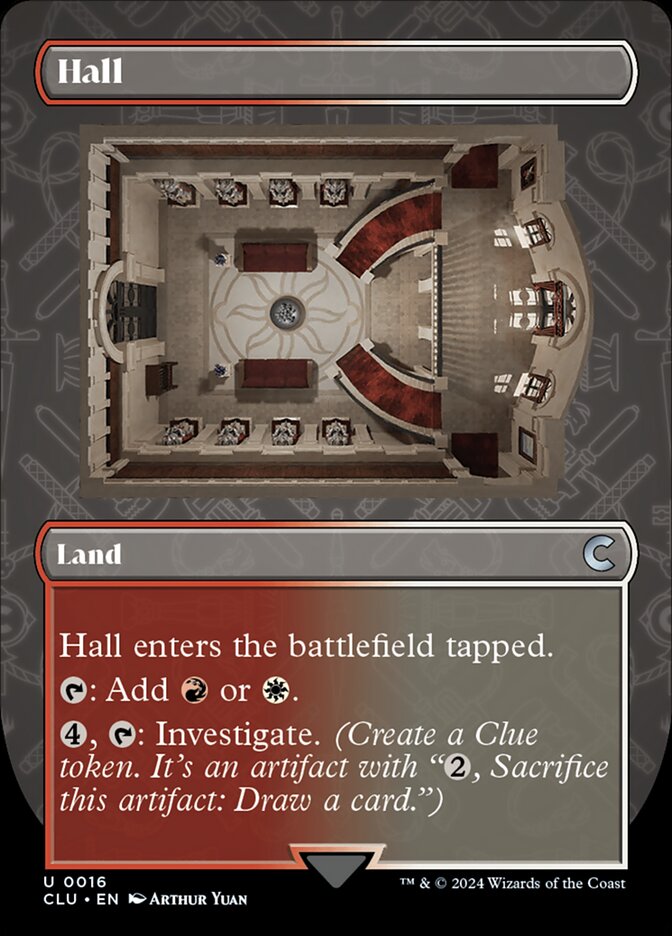 Hall 16/284 (Ravnica: Clue Edition)  - Borderless | Good Games Modbury