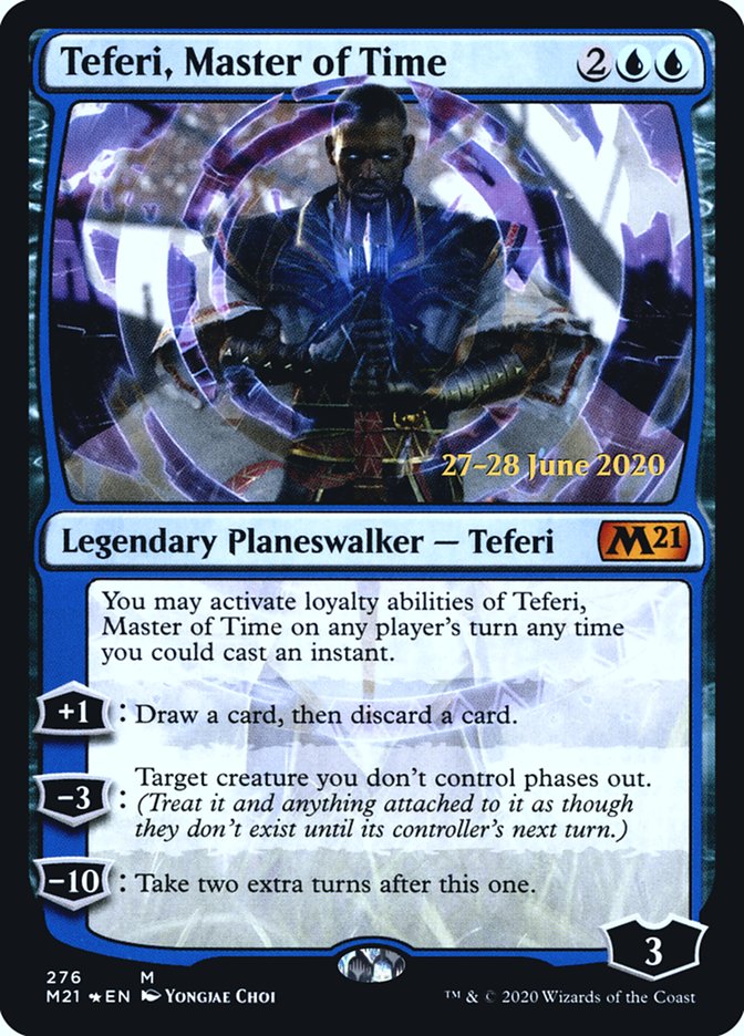 Teferi, Master of Time (276) [Core Set 2021 Prerelease Promos] | Good Games Modbury