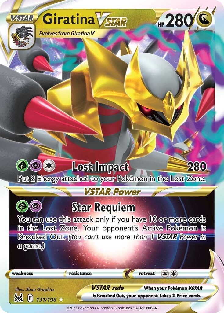 Giratina VSTAR (131/196) (Jumbo Card) [Sword & Shield: Lost Origin] | Good Games Modbury
