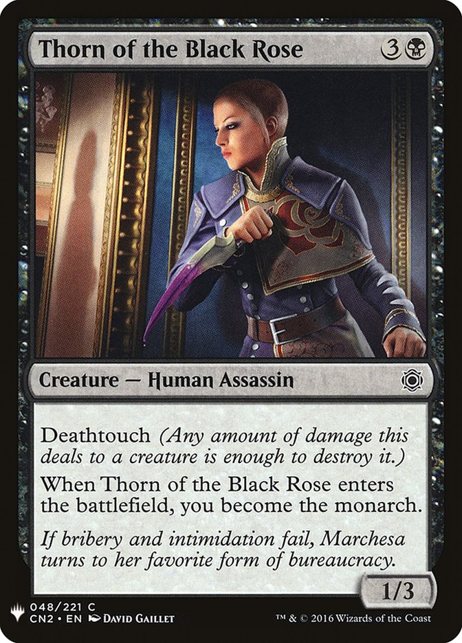 Thorn of the Black Rose [Mystery Booster] | Good Games Modbury