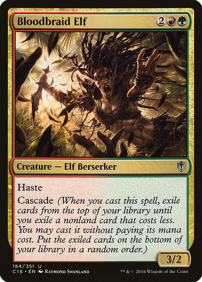 Bloodbraid Elf 184/351 (Commander 2016)  | Good Games Modbury