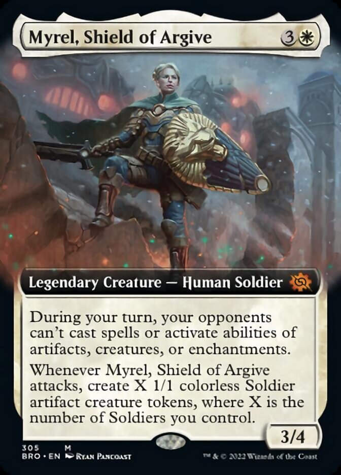 Myrel, Shield of Argive (Extended Art) [The Brothers' War] | Good Games Modbury