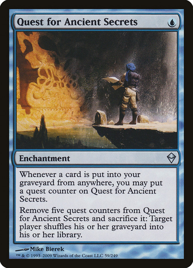 Quest for Ancient Secrets 59/249 (Zendikar)  - Foil | Good Games Modbury
