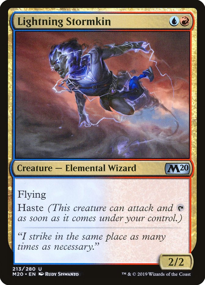 Lightning Stormkin [Core Set 2020] | Good Games Modbury
