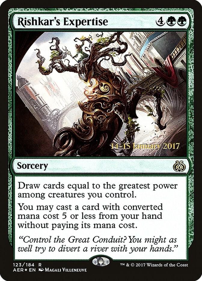 Rishkar's Expertise 123s/65 (Prerelease Cards)  - Foil | Good Games Modbury
