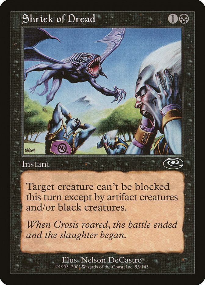 Shriek of Dread 53/143 (Planeshift)  - Foil | Good Games Modbury