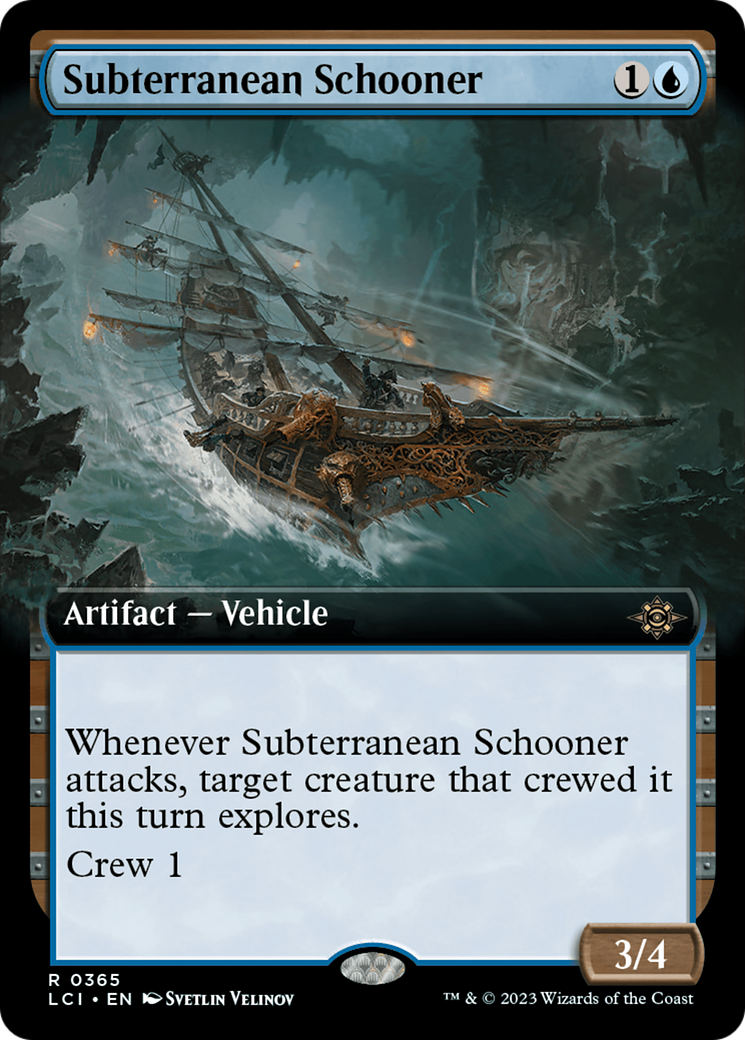 Subterranean Schooner (Extended Art) [The Lost Caverns of Ixalan] | Good Games Modbury