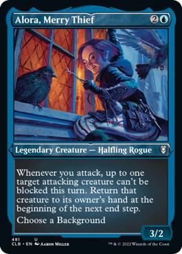 Alora, Merry Thief 481 (Commander Legends: Battle for Baldur's Gate)  - Etched Foil | Good Games Modbury