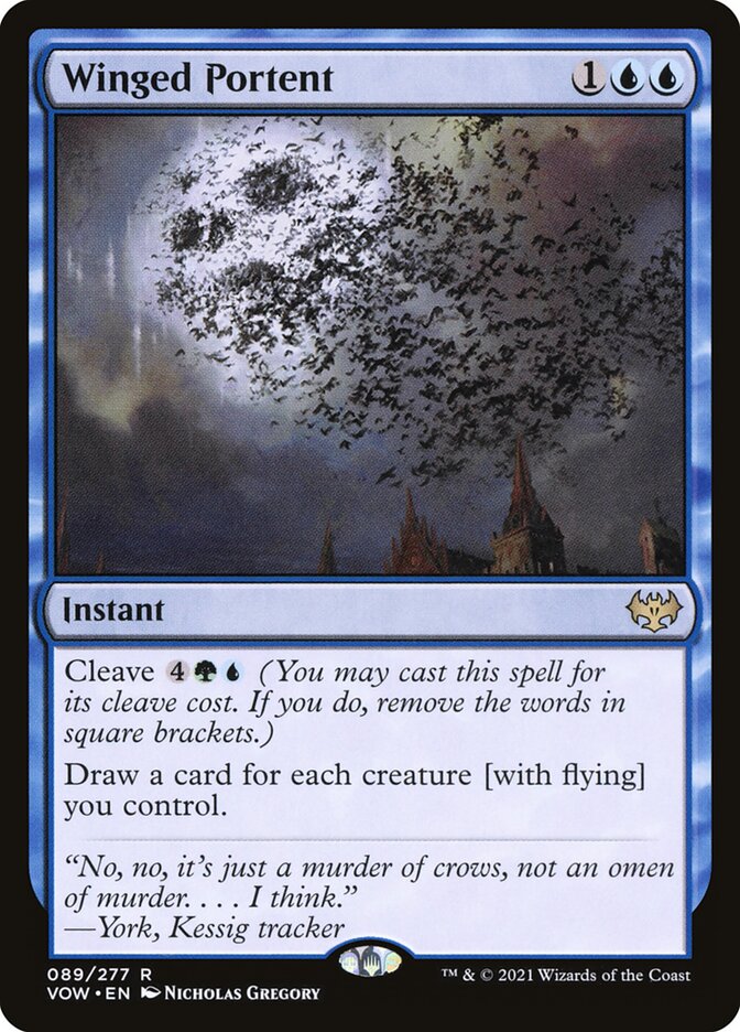 Winged Portent 89/277 (Innistrad: Crimson Vow)  | Good Games Modbury