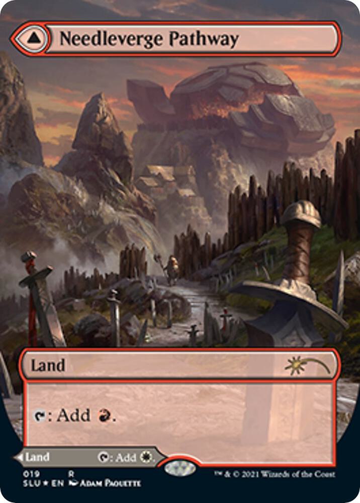 Needleverge Pathway // Pillarverge Pathway 19/1 (Secret Lair Series)  - Borderless Foil | Good Games Modbury
