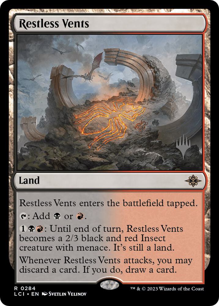 Restless Vents 284p/138 (Promo Pack: The Lost Caverns of Ixalan)  - Foil | Good Games Modbury