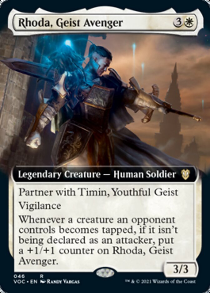 Rhoda, Geist Avenger (Extended Art) [Innistrad: Crimson Vow Commander] | Good Games Modbury