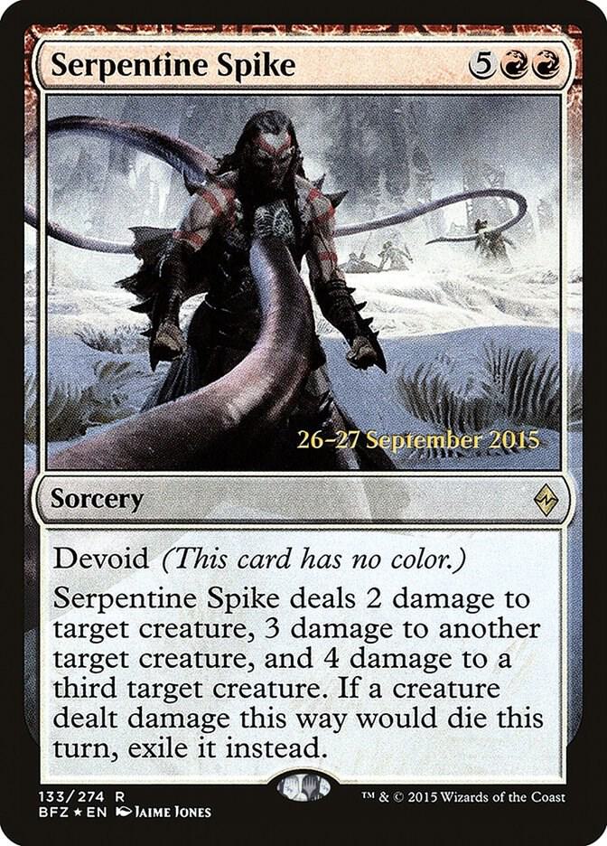 Serpentine Spike 133s/90 (Prerelease Cards)  - Foil | Good Games Modbury
