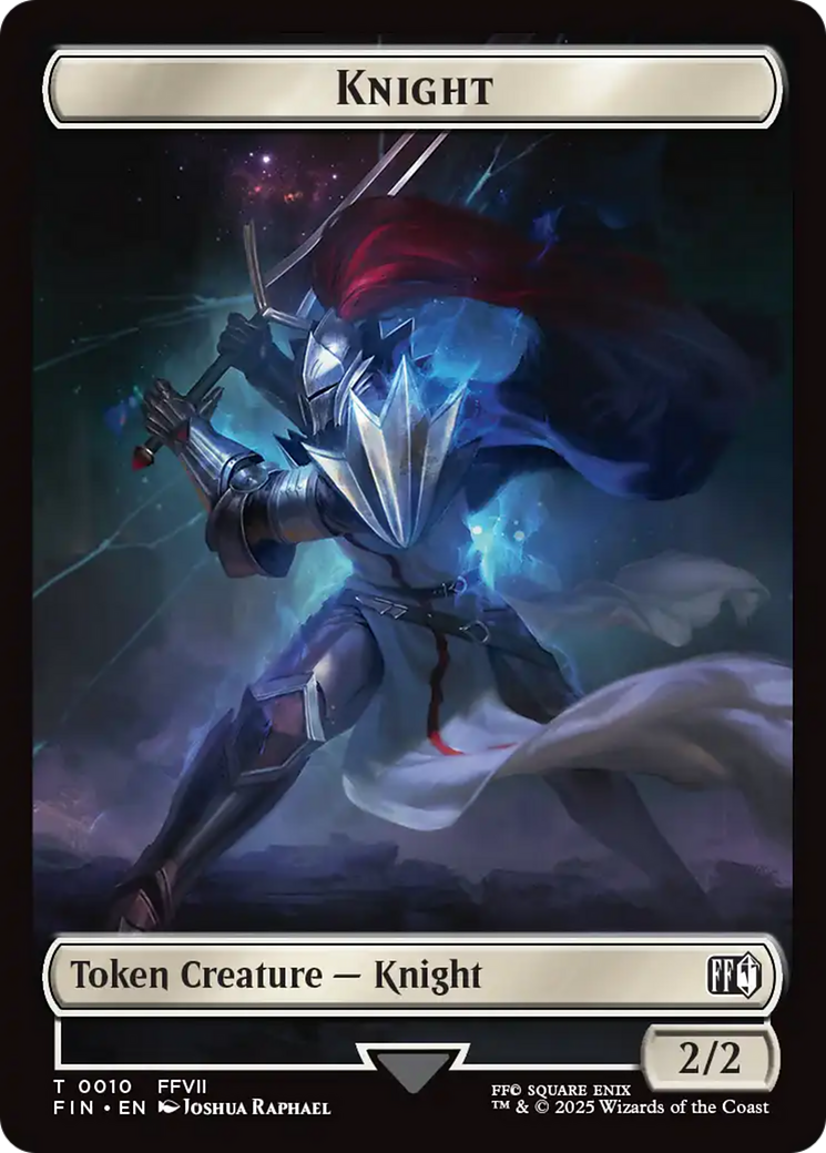 Hero (0003) // Knight Double-Sided Token [FINAL FANTASY Tokens] | Good Games Modbury