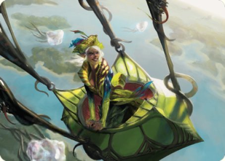 Nael, Avizoa Aeronaut Art Card [Dominaria United Art Series] | Good Games Modbury