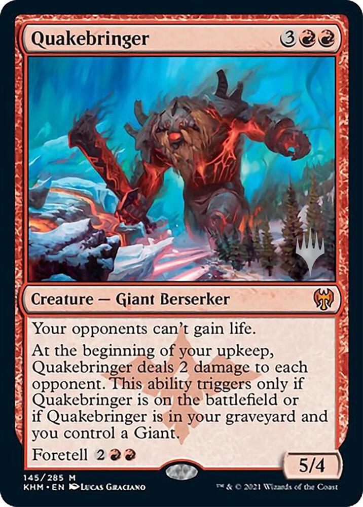 Quakebringer 145 (Promo Pack: Kaldheim)  - Foil | Good Games Modbury