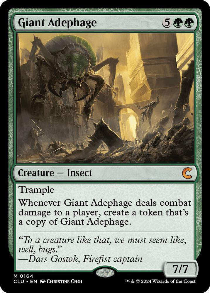 Giant Adephage 164/284 (Ravnica: Clue Edition)  | Good Games Modbury