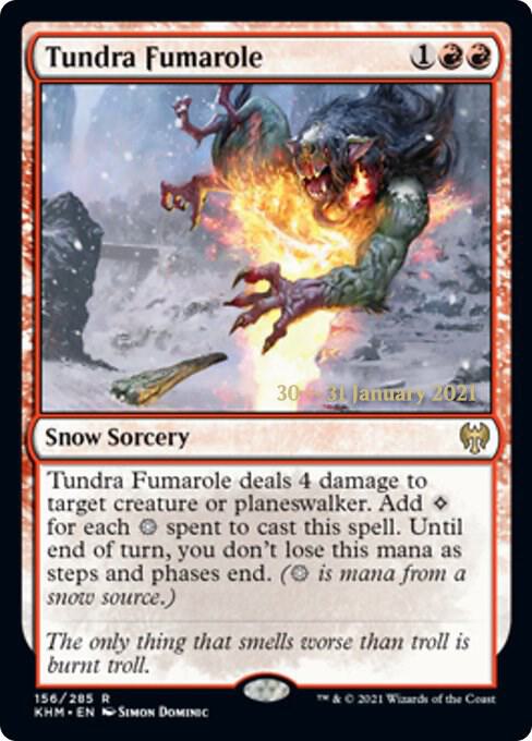Tundra Fumarole 156s/1 (Prerelease Cards)  - Foil | Good Games Modbury