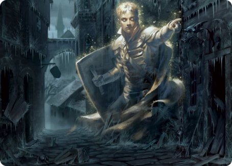 Dennick, Pious Apparition Art Card [Innistrad: Midnight Hunt Art Series] | Good Games Modbury