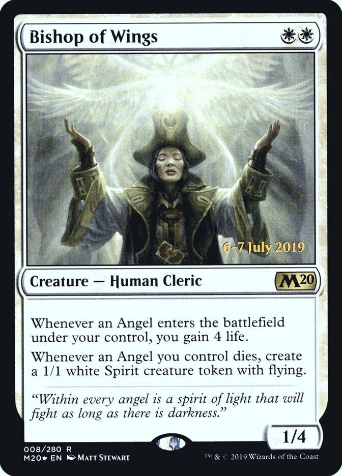 Bishop of Wings [Core Set 2020 Prerelease Promos] | Good Games Modbury