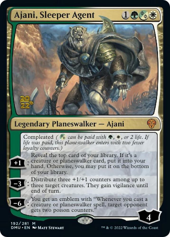Ajani, Sleeper Agent 192s/161 (Prerelease Cards)  - PreRelease Foil | Good Games Modbury