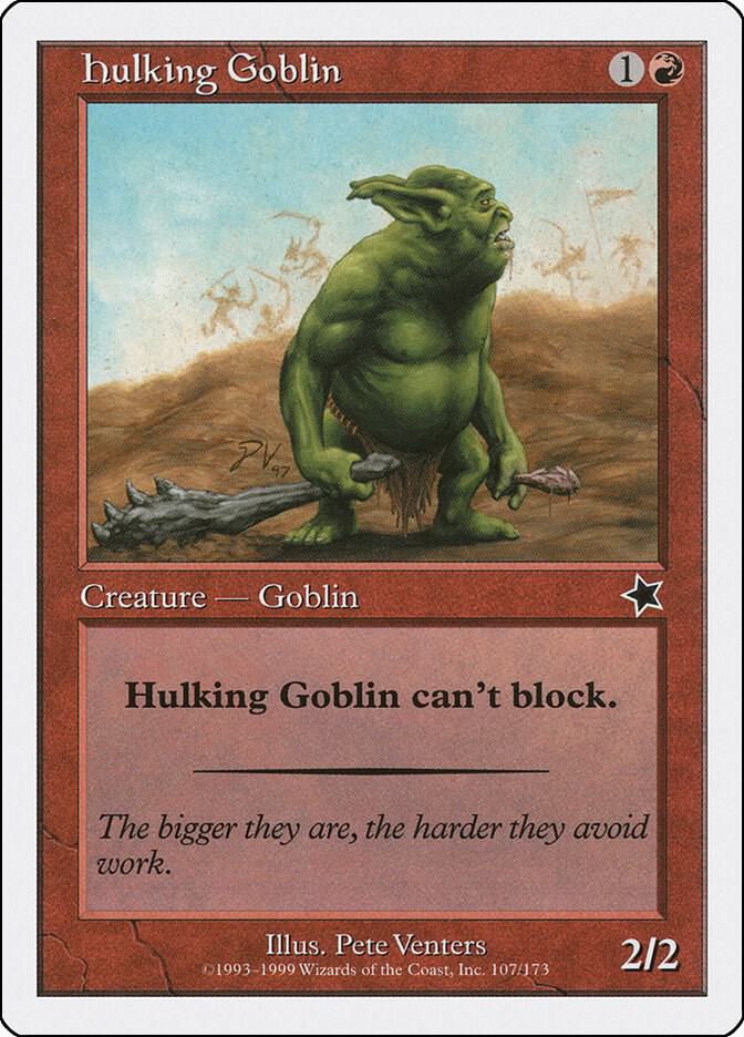 Hulking Goblin 107/173 (Starter 1999)  | Good Games Modbury