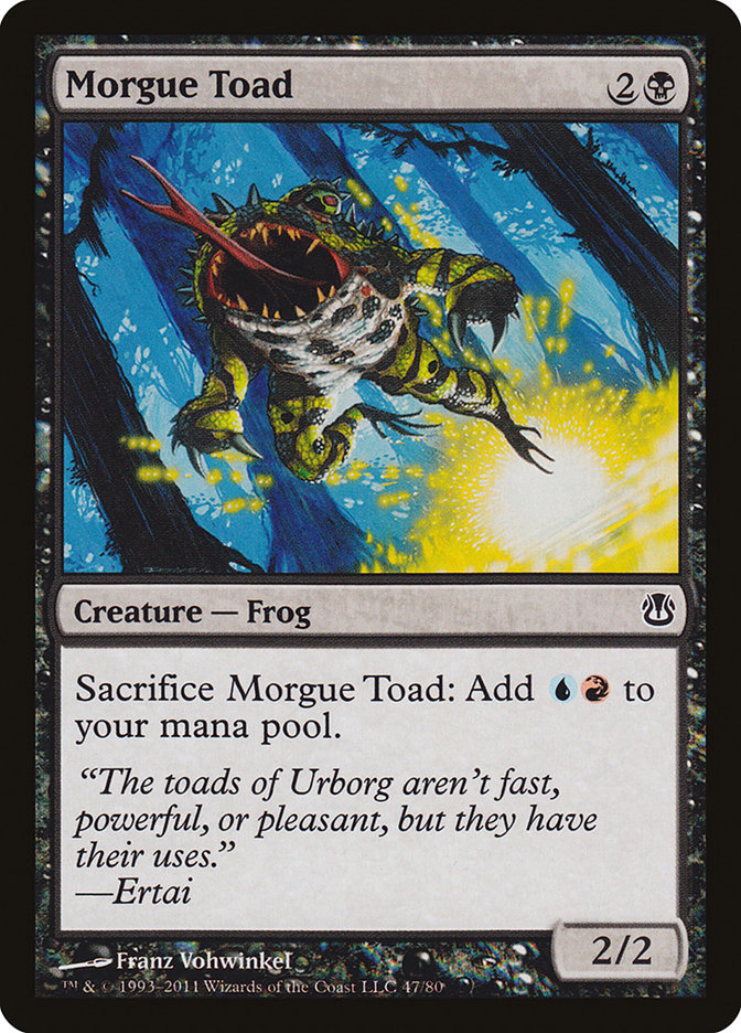 Morgue Toad 47/80 (Duel Decks: Ajani vs. Nicol Bolas)  | Good Games Modbury