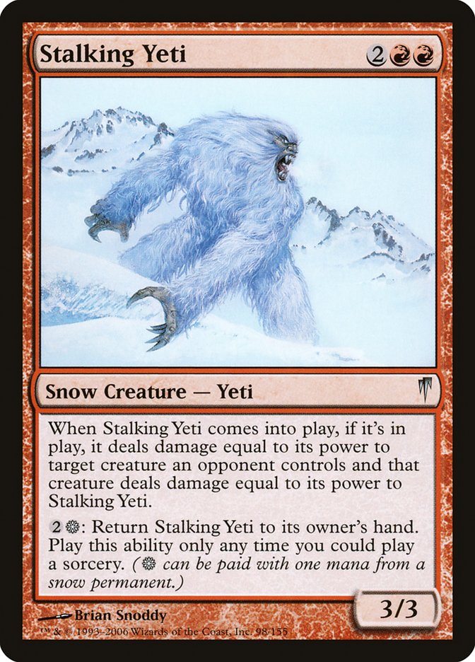 Stalking Yeti 98/155 (Coldsnap)  | Good Games Modbury