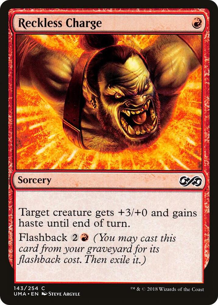Reckless Charge 143/254 (Ultimate Masters)  - Foil | Good Games Modbury