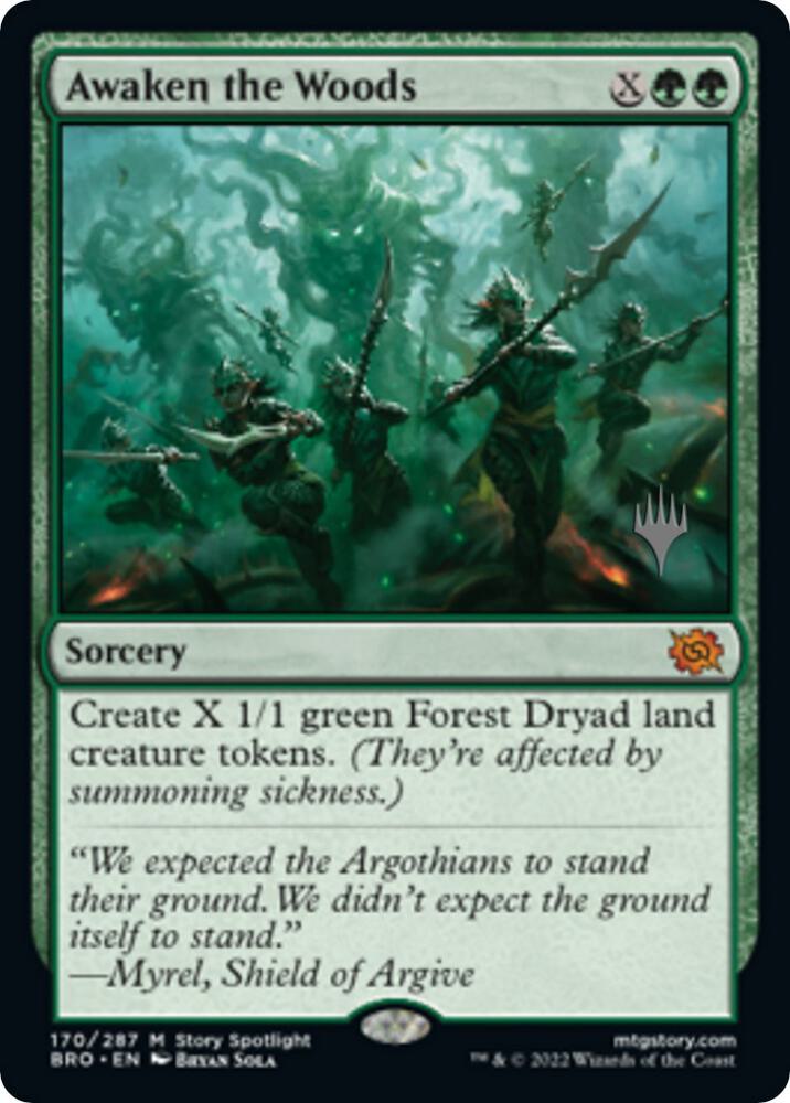 Awaken the Woods 170 (Promo Pack: The Brothers' War)  - Foil | Good Games Modbury